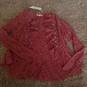 NWT ✨ Buckle cute long sleeve top